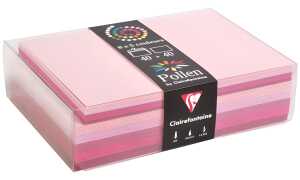 Clairefontaine K-Set 5St 40K+40U 90x140 Rosa sort