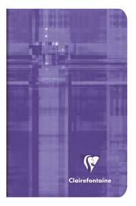 Clairefontaine Notizheft 7,5x12 liniert 4x4 24Bl