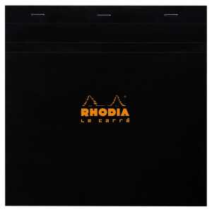 Rhodia  Le Carre 210x210 80Bl kar sw