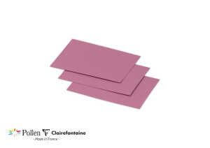 Clairefontaine Karte Mini 70x95 Pollen hort-rosa