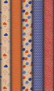 Clairefontaine Geschenkpapier Fantasy 2x0,7m sort