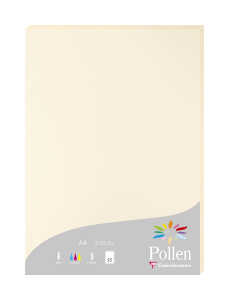 Clairefontaine Papier A4 Pollen 210g elfenbein 25Bl