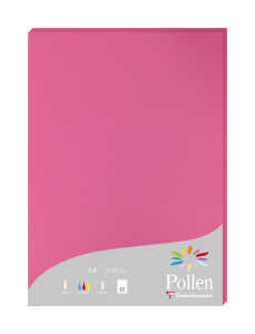 Clairefontaine Papier A4 Pollen 210g fuchsia 25 Bl