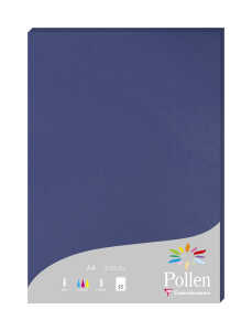 Clairefontaine Papier A4 Pollen 210g Kö.blau 25Bl