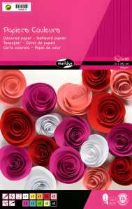 Maildor Tonpapier 120g A4 Bloc 10 Farb 30Bl