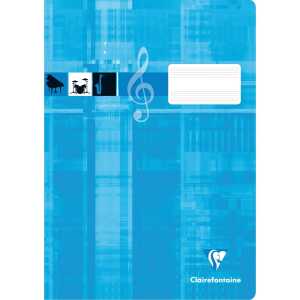 Clairefontaine Notenheft-Musik A4 8Bl 90g