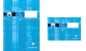 Clairefontaine Notenheft-Musik A5 8Bl 90g