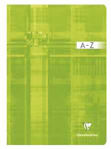 Clairefontaine Registerbuch A4 geheftet kariert 48Bl