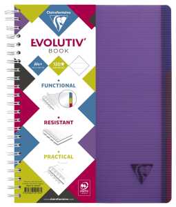 Clairefontaine Evolutiv Book A4+ Lin 1200Bl int st