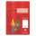 Schulheft, DIN A4, 16 Blatt, 90g, Lineatur 3 liniert mit Rand