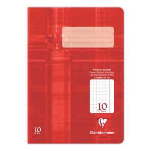 Clairefontaine Heft A5 kariert 5/5mm m Rd 16Bl