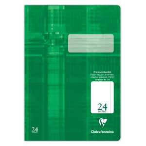 Clairefontaine Hefte A4 Premium blanc m Rand 32Bl