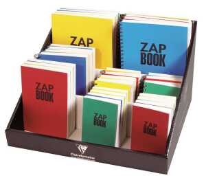 Clairefontaine ZapBook geleimt sort A5 80g 160Bl