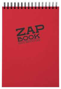 Clairefontaine ZapBook geleimt sort A6 80g 160Bl