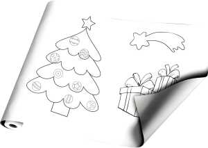 Clairefontaine Rolle Malpapier Weihn 120g 10x0,50m