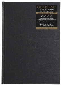 Clairefontaine Sketch Book A5 hoch geleimt weiss