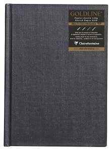 Clairefontaine Sketch Book A6 hoch geleimt weiss