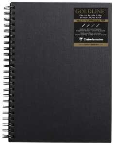 Clairefontaine Skizzenb Goldline A4 H weiss 64Bl