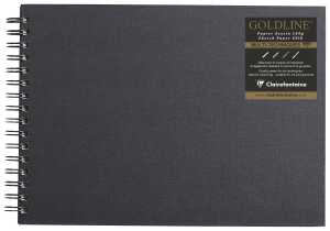 Clairefontaine Skizzenb Goldline A4 Q weiss 64Bl