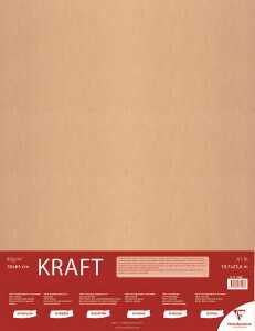 Clairefontaine Kraftpapier 50x70 braun 90g 25Bg
