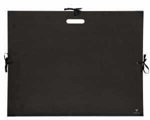 Zeichenmappe grau, mit 3 Bändern und Griff 78x118cm