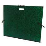 Zeichenmappe Annonay grün mit Bändern...