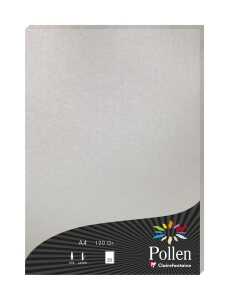 Clairefontaine Papier A4 Pollen 120g silber 50Bl