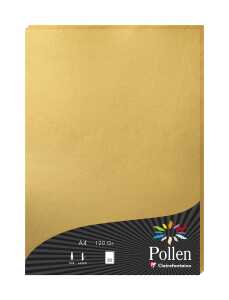 Clairefontaine Papier A4 Pollen 120g gold 50Bl