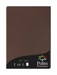 Clairefontaine Papier A4 Pollen 120g schoko 50Bl