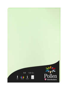 Clairefontaine Papier A4 Pollen 120g grün 50Bl