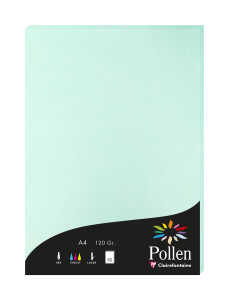 Clairefontaine Papier A4 Pollen 120g jade 50Bl
