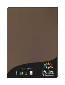 Clairefontaine Papier A4 Pollen 120g braun 50Bl
