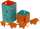 Maildor Pkg Bastelkart 2-farb 50x65 25B so