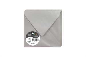 Clairefontaine Umschlag Pollen 140x140 120g silber