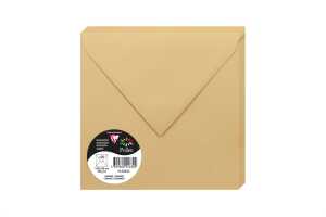Clairefontaine Umschläge 165x165 karamel