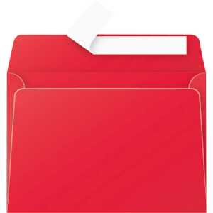 Clairefontaine Umschlag C6 Pollen 120g kirschrot