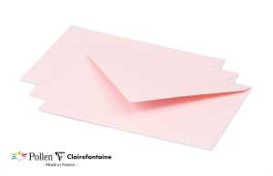 Clairefontaine Umschlag Pollen 135x210 120g rosa