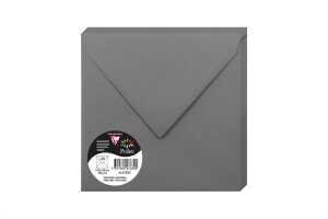 Clairefontaine Umschlag 165x165 dunkelgrau