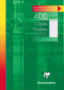 Clairefontaine Kanzleibögen A4 kar o Rd 200 Bl