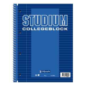 Clairefontaine Collegeblock A4 liniert 1 Rd 80Bl