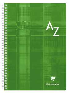 Clairefontaine Registerbuch PP Spirale kar A4 90Bl