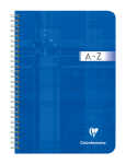 Clairefontaine Registerbuch A5 PP Spirale kariert 90Bl