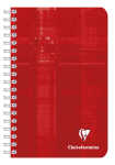 Clairefontaine Spiralheft 11x17 kariert 90Bl