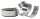 Clairefontaine Geschenkband silber 10mx25mm 8St