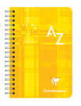 Clairefontaine Registerbuch 9x14 PP Spir kar 50Bl