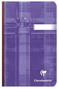 Clairefontaine Notizheft 11x17 gebunden kariert 96Bl