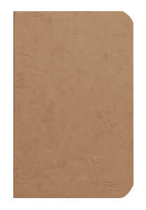 Clairefontaine Heft AgeBag 9x14 Leinen lin 48Bl br