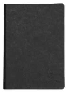 Clairefontaine Heft AgeBag A5 Leinen bl 96Bl sw