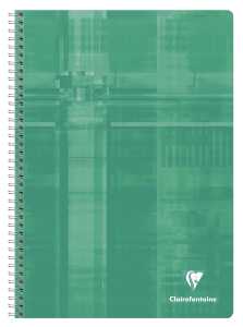 Clairefontaine Regbuch leere Taben Spir kar A4 112Bl