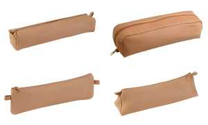 Clairefontaine Schlamperm Leder 21x6x6 natur